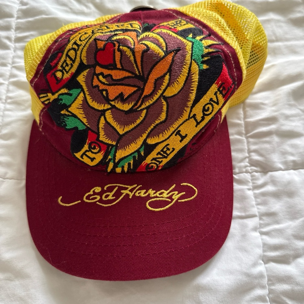Ed Hardy Y2K hat, dedicated to the one I love